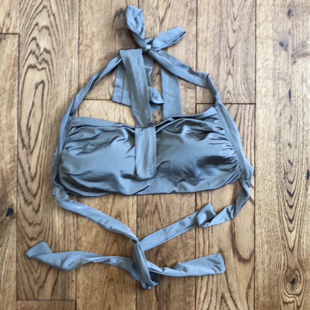 Swim top from J. Crew - size small - beige gold